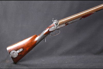 Durs Egg Percussion Shotgun (16 Bore Rifle, 14 Bore Smooth) (Labeled case with accesories) - Image 5 of 24