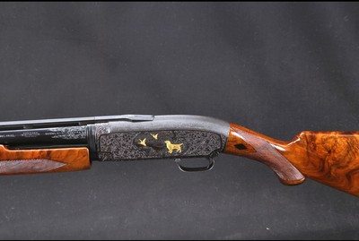 Winchester Model 12 Trap Engraved - Image 4 of 14
