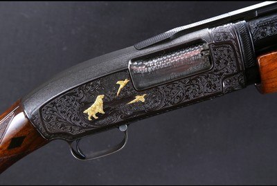 Winchester Model 12 Trap Engraved - Image 1 of 14