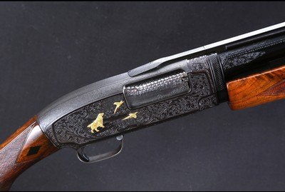 Winchester Model 12 Trap Engraved - Image 3 of 14