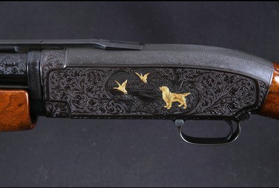 Winchester Model 12 Trap Engraved - Image 2 of 14