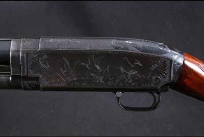 Winchester Model 12 Engraved - Image 2 of 11