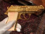  Walther PP, German, Factory Gold Engraved, No Import Marks, Very Rare! - 2 of 4