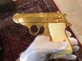 Walther PPK/S, German, Factory Engraved, Gold, .380, mint, rare! - 2 of 6