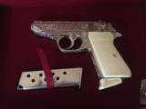  Walther PPK/S, German, Engraved, Silver, 7.65mm, mint, rare! - 6 of 7