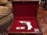  Walther PPK/S, German, Engraved, Silver, 7.65mm, mint, rare! - 1 of 7