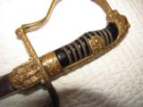 Minty WW2 ECICKHORN RUBY EYED EARLY PANTHER HEAD SWORD - 9 of 15