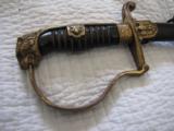 Minty WW2 ECICKHORN RUBY EYED EARLY PANTHER HEAD SWORD - 1 of 15