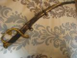 ORNATE CIVIL WAR AMES ARTILLERY SWORD & SCABBARD ,INSPECTOR MARKED, ELABORATE ACID ETCHED BLADE, EARLY COLLECTED - 14 of 14