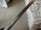 ORNATE CIVIL WAR AMES ARTILLERY SWORD & SCABBARD ,INSPECTOR MARKED, ELABORATE ACID ETCHED BLADE, EARLY COLLECTED - 7 of 14
