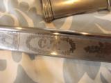 RARE MODEL 1833 DRAGOON STYLE ,W.H.HORSTMANN,CITY TROOPS SWORD, AICD ETCHED, RAY SKIN GRIP - 10 of 15