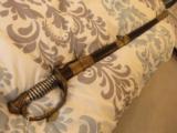 Rare ''SILVER HILT''TOMES, SON & MELVIN. NEW YORK ,FANCY ETCHED ,CIVIL WAR ,FOOT OFFICERS SWORD - 10 of 11