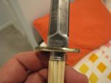 WILL & FINCK 1860'S GAMBLERS DAGGER,SILVER MOUNTED,SPECIAL HANDLE - 4 of 15