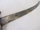 1767-78 Samuel & George Harvey ,navy hanger sword, signed, Family motto Bushy tail fox on blade - 14 of 14