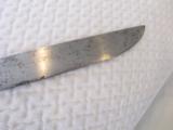 1767-78 Samuel & George Harvey ,navy hanger sword, signed, Family motto Bushy tail fox on blade - 7 of 14