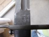  Near Mint condition 1943 pal Bayonet & Scabbard, 99% intact Parkerized, LONG 22 INCHES - 3 of 26