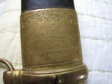 PRESENTATION SWORD,NEW HAVEN GRAYS ,27TH REG. CONN.VOL.INF. GEO.F. PETERSON, GETTYSBURG WHEAT FIELD ,FREDRICKSBURG,CHANCELLORVILLE,BULL RUN - 5 of 13
