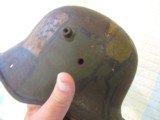 RAREST, SIZE 68 , GERMAN CAMO, WW1 HELMET, C.THIEL & SOEHNE, LUEBECK, RARE MAKER - 9 of 14