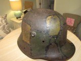 RAREST, SIZE 68 , GERMAN CAMO, WW1 HELMET, C.THIEL & SOEHNE, LUEBECK, RARE MAKER - 1 of 14