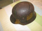 RAREST, SIZE 68 , GERMAN CAMO, WW1 HELMET, C.THIEL & SOEHNE, LUEBECK, RARE MAKER - 11 of 14