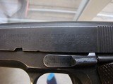 M 1911 A1 U.S. ARMY COLT, NO.1987627, DATED 1944, MARINE VET. ARMY INSP. WHEEL ,FJA.INSPECTED,BLUED - 2 of 15