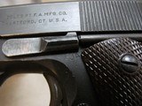 M 1911 A1 U.S. ARMY COLT, NO.1987627, DATED 1944, MARINE VET. ARMY INSP. WHEEL ,FJA.INSPECTED,BLUED - 4 of 15