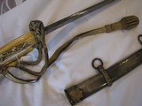 Presentation By Veterians, Statue Hilt Sword, Major James Bliss, Co.B 8Th NEW YORK Calvary,Engraved Ivory Grip,Silver Scabbard - 6 of 15