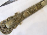 PRESENTATION ,HALF STATUE HILT ,LIEUTENANT COLONEL,ACTING ASSISTANT INSPECTOR GERERAL,NEW ORLEANS,ETCHED BLADE ''ONE AND INSEPARABLE'' - 4 of 17