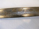 PRESENTATION ,HALF STATUE HILT ,LIEUTENANT COLONEL,ACTING ASSISTANT INSPECTOR GERERAL,NEW ORLEANS,ETCHED BLADE ''ONE AND INSEPARABLE'' - 14 of 17