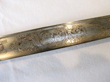 PRESENTATION ,HALF STATUE HILT ,LIEUTENANT COLONEL,ACTING ASSISTANT INSPECTOR GERERAL,NEW ORLEANS,ETCHED BLADE ''ONE AND INSEPARABLE'' - 13 of 17