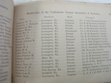 UCV CONFEDERATE VETERAN ASSOCIATION OF KENTUCKY BOOK , 1898, ALL LISTED COUNTY BY COUNTY - 11 of 12