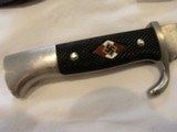 Super Rare
Hitler Youth knife & Scabbard, Grawiso Solingen ,9 out of 10 in rareness. - 3 of 10