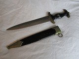 SUPER RARE EARLY (EUGEN HAERING) 1933 SA DAGGER, AND ORIGINAL SS SCABBARD, 9 OUT OF 10 IN RARENESS, Wf (WESTFALEN) - 1 of 15