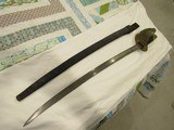 RARE 1864 AMES U.S.N. BOARDING CUTLESS & SCABBARD ,ONLY 2,000 MADE INSPECTOR MARKED, ABOVE GOOD CONDITION - 1 of 15