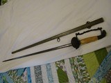 1820's to 1830's EAGLEHEAD SWORD & SCABBARD ,WITH IVORY GRIP, MAKER MARKED, - 1 of 13