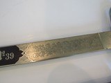 1871 MODEL, 39TH NIEDERRHEINISCHES FUSILIERS REG.LOWER RHINELAND ,DOUBLE ETCHED,UNIT MARKED,BAYONET/SWORD & SCABBARD - 4 of 15