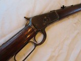 WINCHESTER LEVER ACTION 1892 -RIFLE
44-40 W.C.F. 80% BLUE LIGHTLY USE ,OCTAGONAL BARREL - 9 of 15