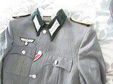 WW2 GERMAN UNIFORM OFFICER SECOND LIEUTENANT,REPO,WESTERN WEAR COSTUME, HEER OFFICER JACKET, WITH LUFTWAFFEN HAT,BOOTS,PANTS - 5 of 14