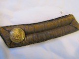Confederate South Carolina ,Cuff & Collar,with Hoarstmann & Allen buttons, and Confederate naval anckor ,Silver bullioned - 7 of 12