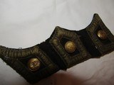 Confederate South Carolina ,Cuff & Collar,with Hoarstmann & Allen buttons, and Confederate naval anckor ,Silver bullioned - 8 of 12