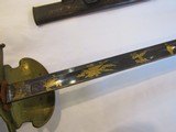 Minty 1820-30 Militia PREAL HANDELED PRINCESS HEAD SWORD ,BLUED GOLD WASHEDSEMINOLE INDIAN,20 STARS,GOLD WASHED - 4 of 15