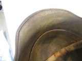 Extra Rare WW1 Austrianm M17 Transitional,Star Mark marked,Gebruder Bohler & Co. original chinstrap, steel liner band, rolled rim - 12 of 12