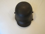 Extra Rare WW1 Austrianm M17 Transitional,Star Mark marked,Gebruder Bohler & Co. original chinstrap, steel liner band, rolled rim - 5 of 12