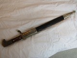 RARER DOUBLE MATCHING MARKED ,WW2 POLICE EAGLE HEAD BAYONET & SCABBARD,MINTY;POLICE EXCEPTEDMARKED,MINTY, KEONIGSBURG DISTRICT - 1 of 15