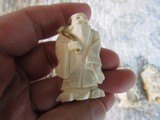 NETSUKE ,collection of nine, mostly figures of good fortune, two signed - 5 of 15