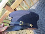MODEL 1895 SPANISH AMERICAN WAR INFANTRY HAT, GEO .EVENS COMPANY EMBOSSED IN TOP ,ORIGINAL 2RD VOLUNTEER UNIT - 9 of 15