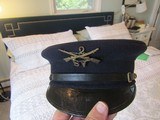 MODEL 1895 SPANISH AMERICAN WAR INFANTRY HAT, GEO .EVENS COMPANY EMBOSSED IN TOP ,ORIGINAL 2RD VOLUNTEER UNIT - 10 of 15
