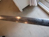 SUPER RARE MODEL 1840 MEDICAL STAFF OFFICERS SWORD,KLINGENTAL ,COULAUX & CIE, SWORD & SCABBARD ,WITH ORIGINAL HANGERS, CIVIL WAR ERA - 12 of 15