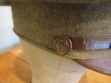 1916 I'D E.ARONALD 1ST N.Y. CAVARY TEXAS 1916, MODEL 1912 HAT WITH 1911 FRONT EMBLEM. - 4 of 9