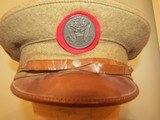 1916 I'D E.ARONALD 1ST N.Y. CAVARY TEXAS 1916, MODEL 1912 HAT WITH 1911 FRONT EMBLEM. - 8 of 9